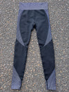 Sample High Waist 7/8 Seamless Tights - Black Textured