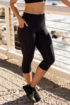 High Waist 3/4 - Black - RunFaster