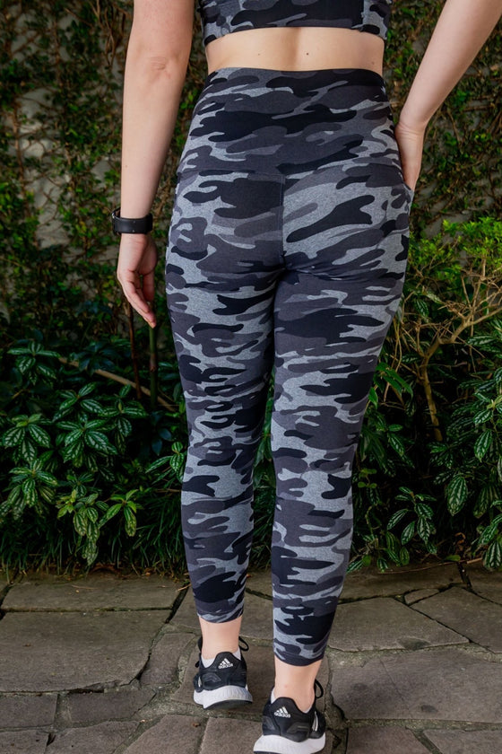 High Waist 7/8 - Camo - RunFaster