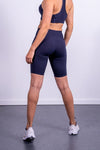 High Waist Long Shorts - Ink - RunFaster