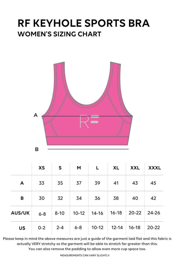 Keyhole Sports Bra - Black - RunFaster