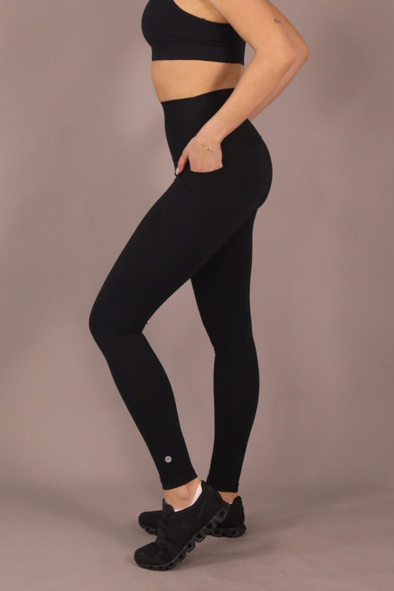 Preorder - High Waist FL - Black - RunFaster