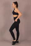 Preorder - High Waist FL - Black - RunFaster