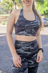 Racerback Sports Bra - Camo - RunFaster