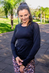 Sprinter Long Sleeve - Black - RunFaster